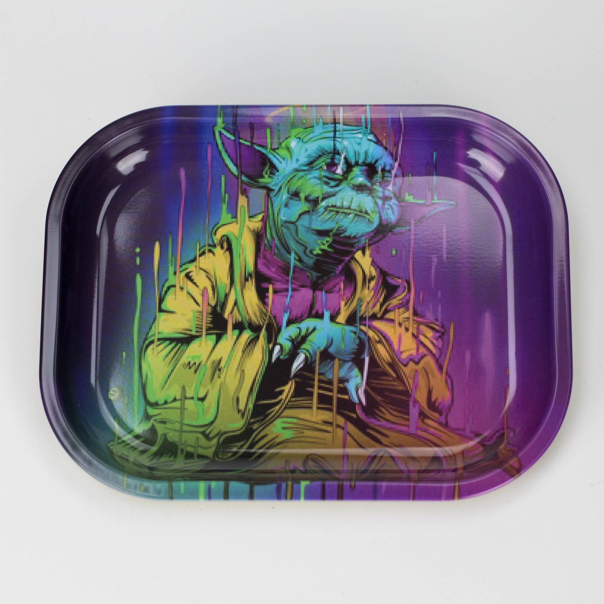 Smoking Cat Distribution Rolling Tray Novelty Metal Rolling Trays - Small Novelty Metal Rolling Tray - Small Pick your Style
