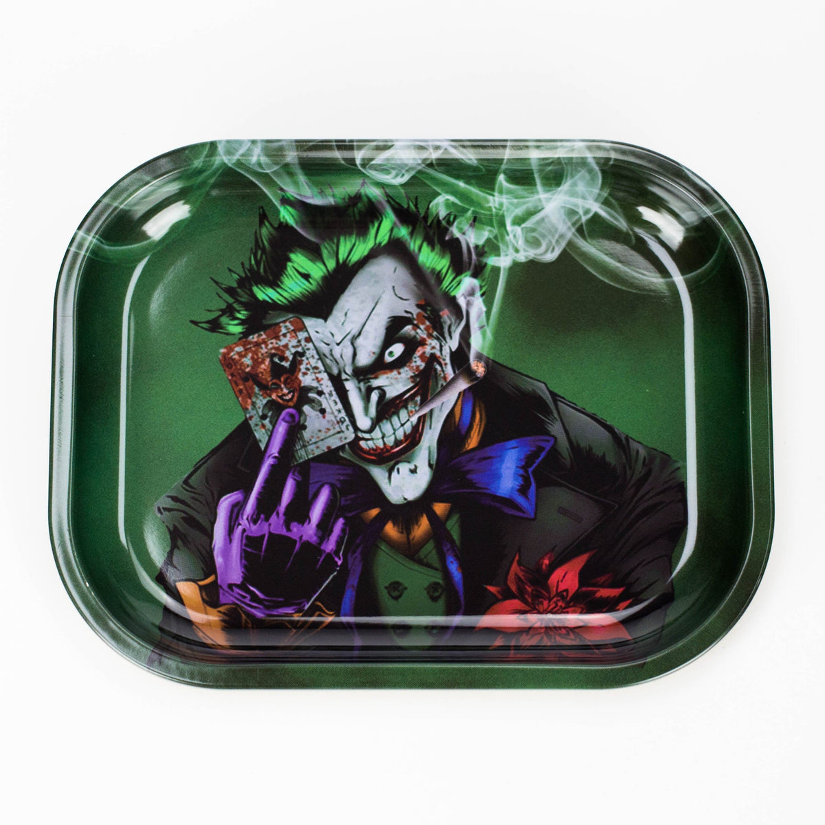 Smoking Cat Distribution Rolling Tray Novelty Metal Rolling Trays - Small Novelty Metal Rolling Tray - Small Pick your Style