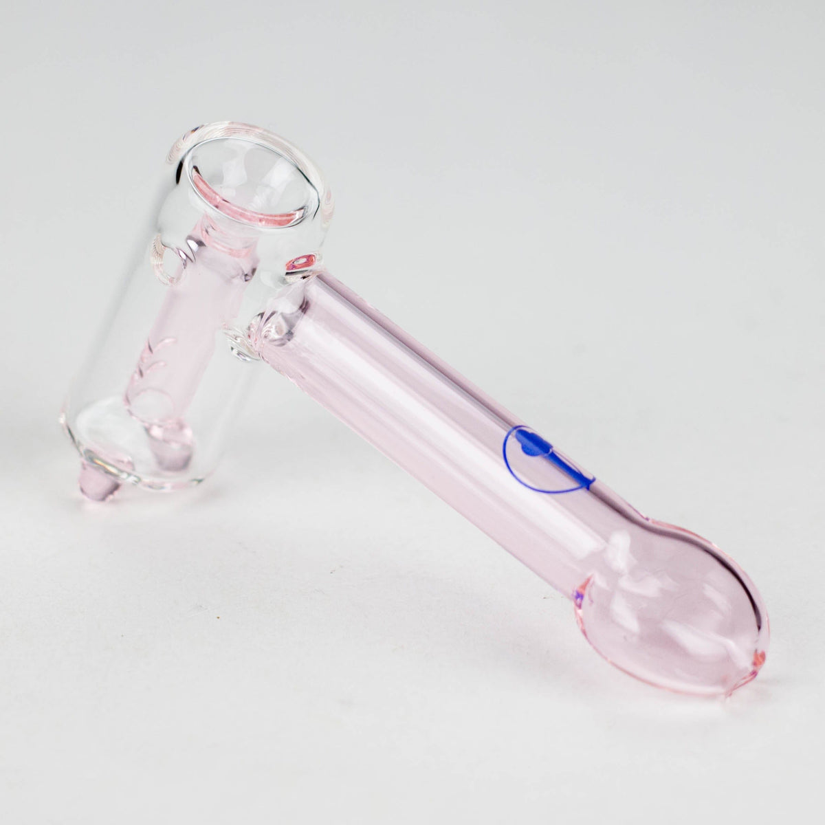 Maq Distributors Glass Pipe Tree Glass | 4.5" Thin Showerhead Hammer Glass Bubbler Tree Glass | 4.5" Thin Showerhead Hammer Glass Bubbler