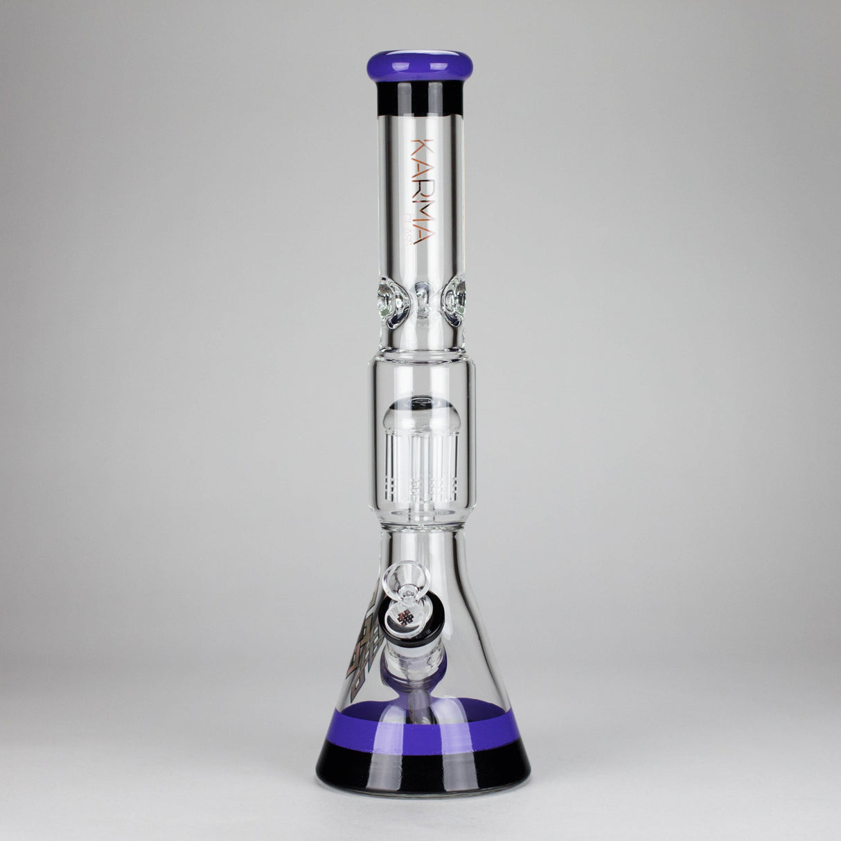 Maq Distributors Glass Bong Karma | 17" Tree Purps Glass Bong Karma | 17" Tree Purps Glass Bong