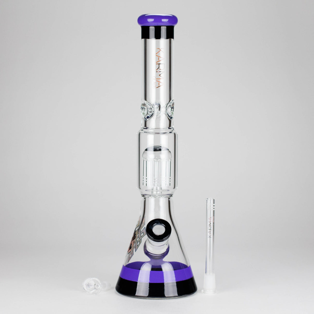 Maq Distributors Glass Bong Karma | 17" Tree Purps Glass Bong Karma | 17" Tree Purps Glass Bong