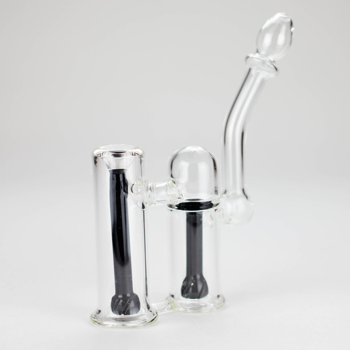 Canadian Distributor Glass Bong 6" Clyde Dual Chamber Glass Bubbler 6" Clyde Dual Chamber Glass Bubbler | Canada