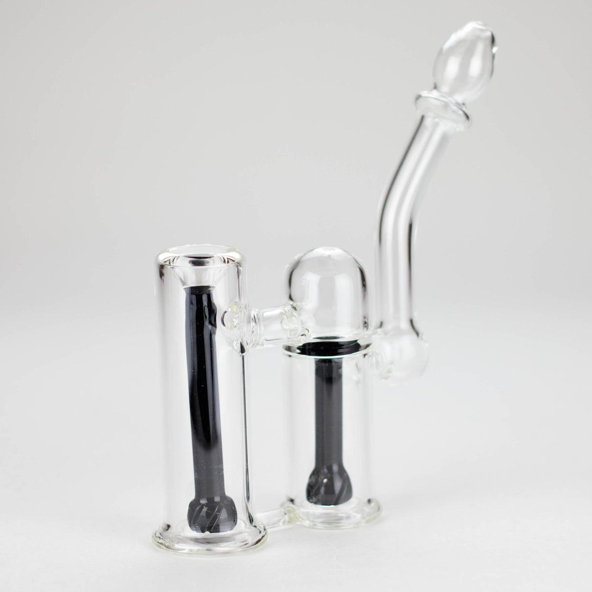 6" Clyde Dual Chamber Glass Bubbler