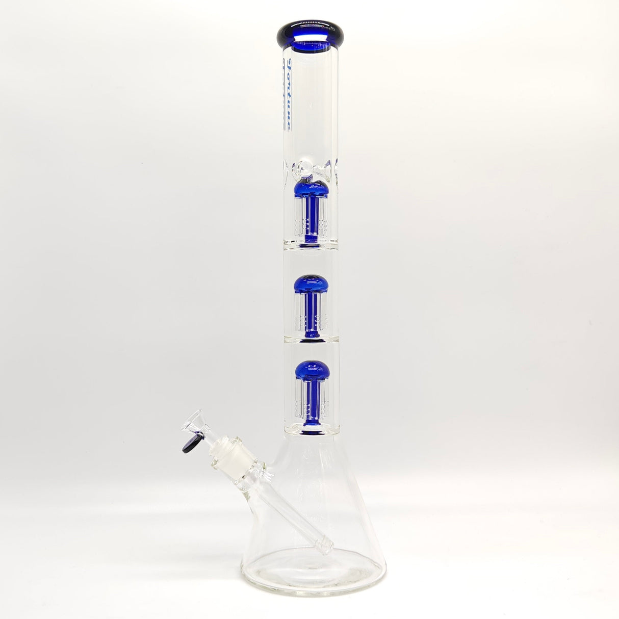Fortune 20" Triple 6-Arm Tree Perc Beaker Bong