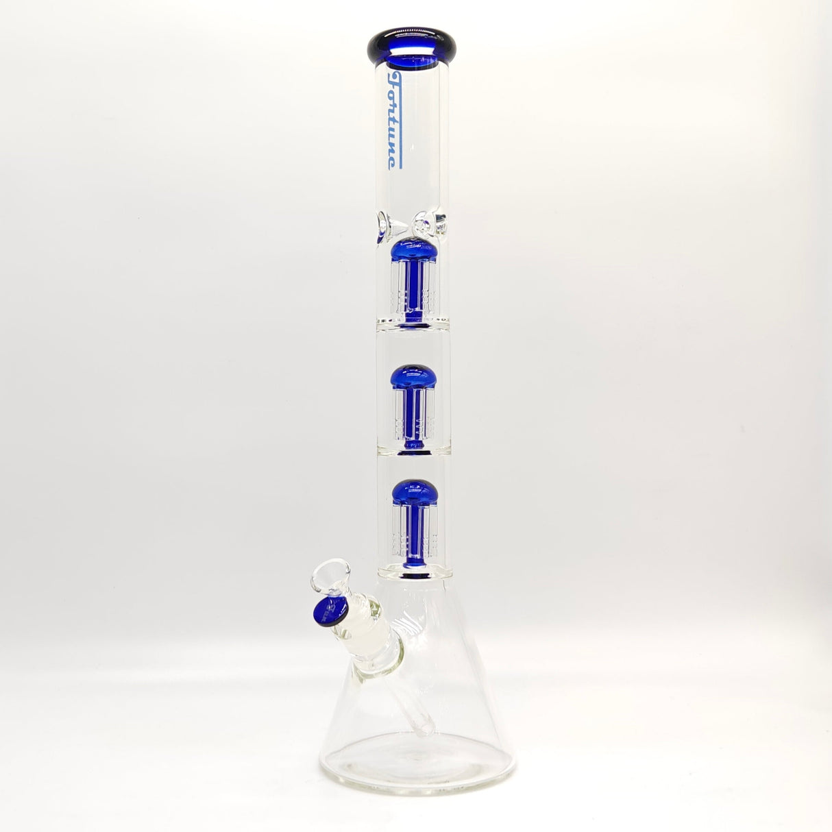 Fortune 20" Triple 6-Arm Tree Perc Beaker Bong