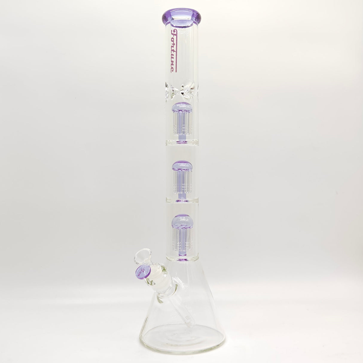Fortune 20" Triple 6-Arm Tree Perc Beaker Bong