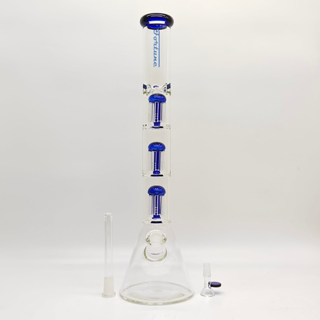 Fortune 20" Triple 6-Arm Tree Perc Beaker Bong