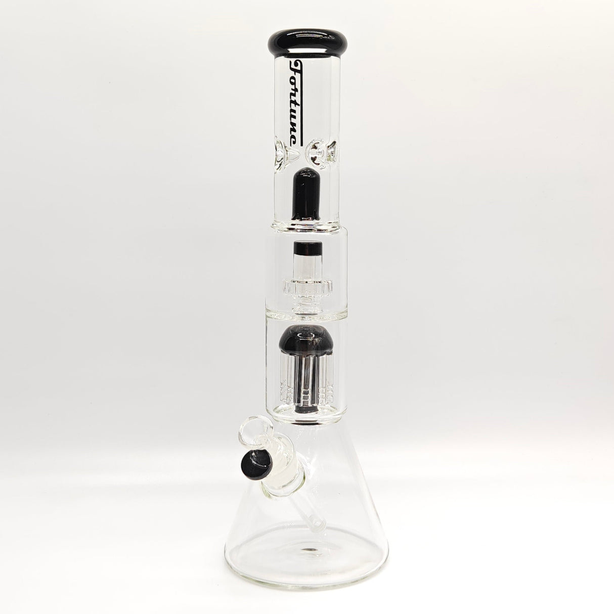Fortune 16" Double Disc 6-Arm Tree Perc Beaker Bong