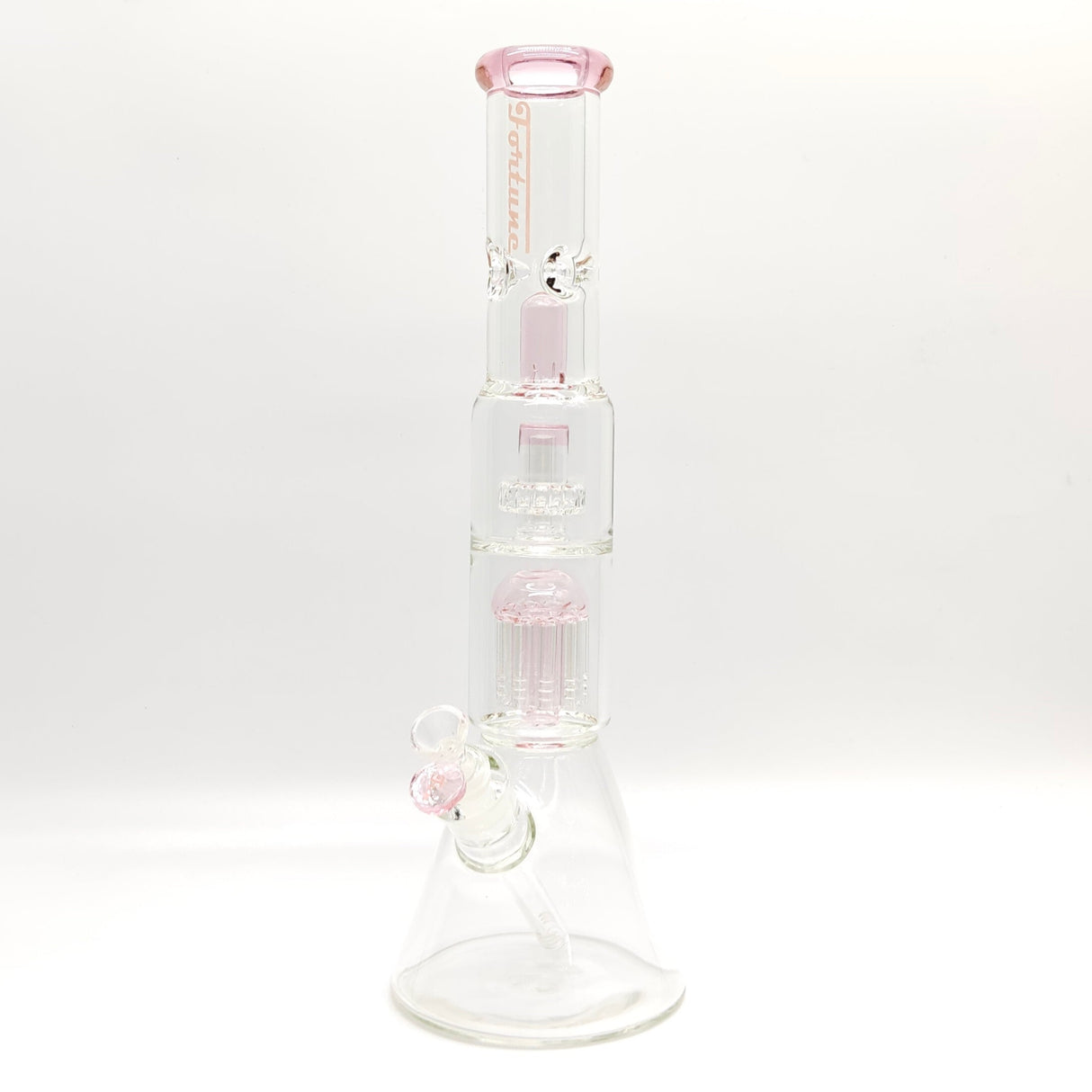 Fortune 16" Double Disc 6-Arm Tree Perc Beaker Bong