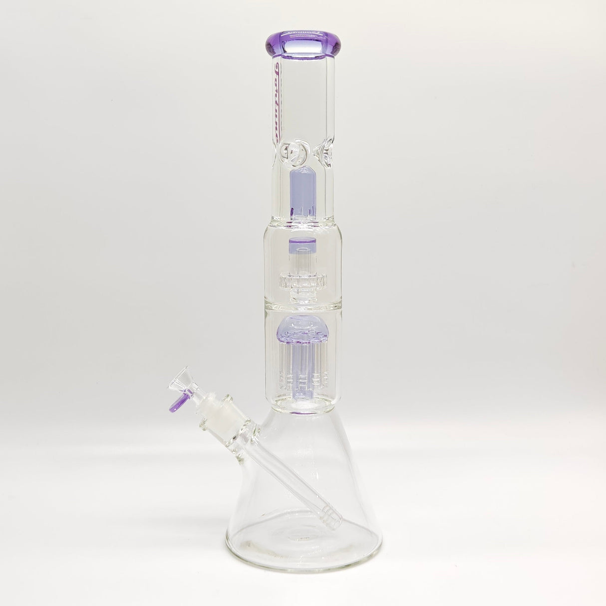 Fortune 16" Double Disc 6-Arm Tree Perc Beaker Bong