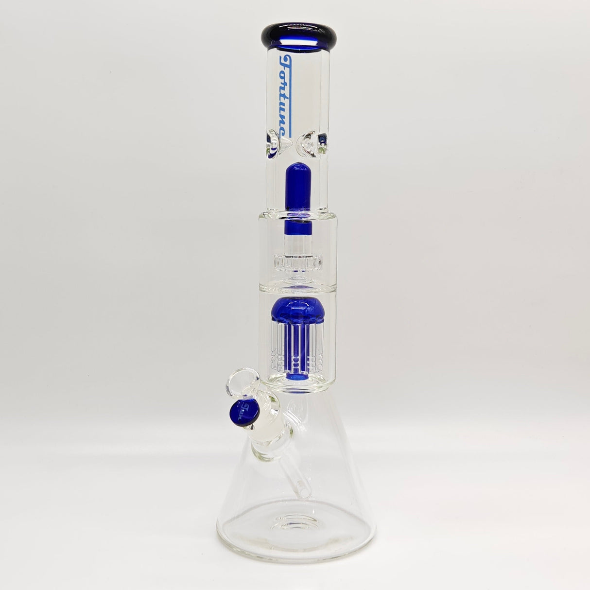 Fortune 16" Double Disc 6-Arm Tree Perc Beaker Bong
