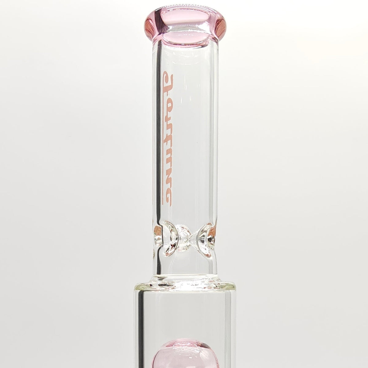 Fortune 14-Inch Double Inline Stemless Grid Perc Bong