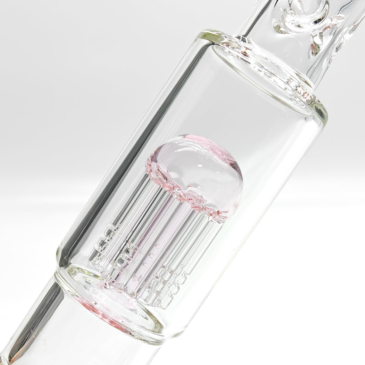 Fortune 14-Inch Double Inline Stemless Grid Perc Bong