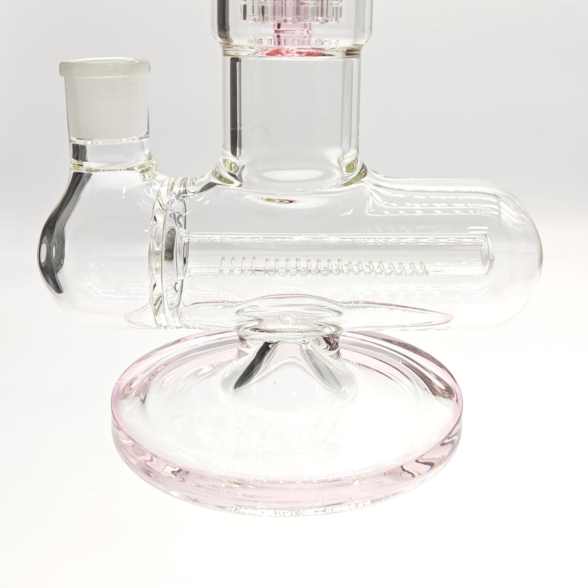 Fortune 14-Inch Double Inline Stemless Grid Perc Bong
