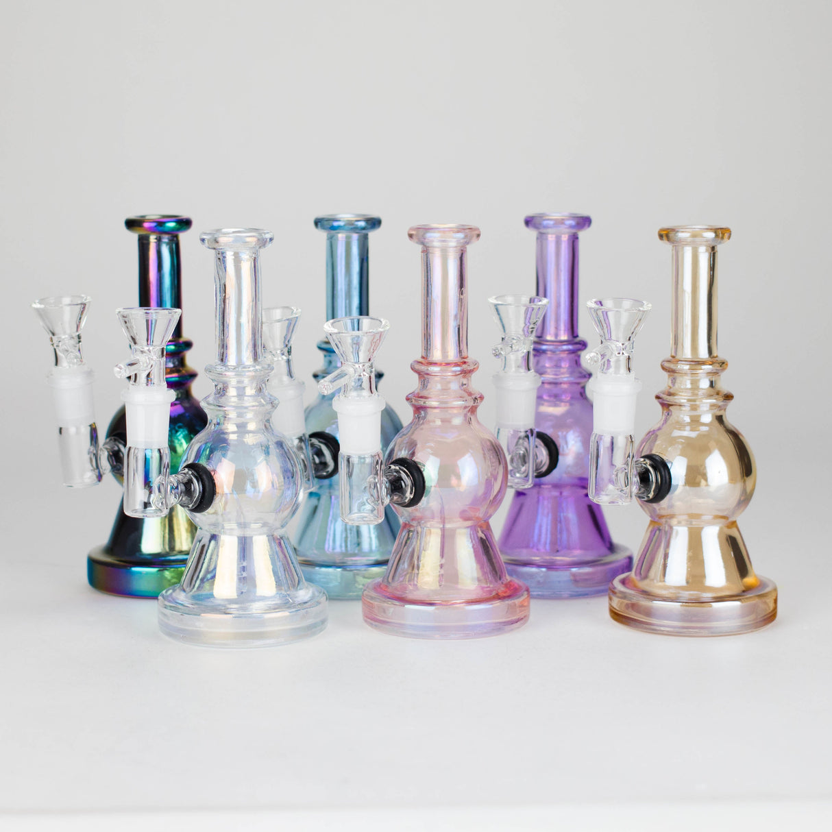 6.5" Dream Crystal Luxe Colour Mini Glass Bong