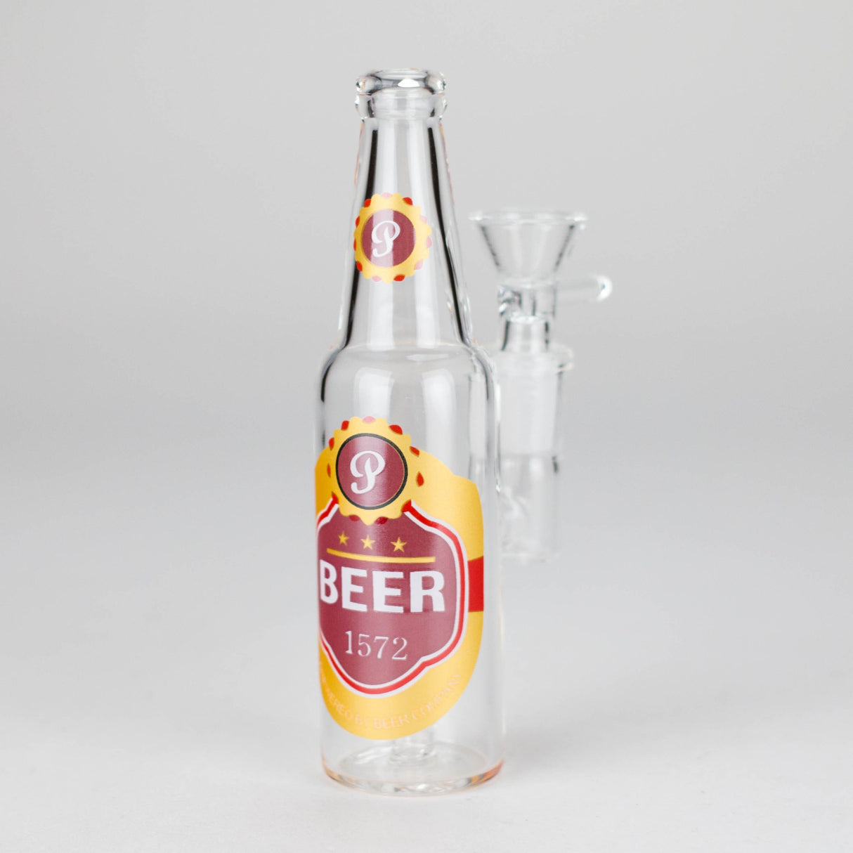 Canadian Distributor Glass Bong 6" Novelty Beer Bottle Glass Water Pipe 6" Beer Bottle Design Glass Bong
