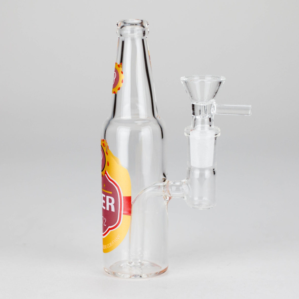 Canadian Distributor Glass Bong 6" Novelty Beer Bottle Glass Water Pipe 6" Beer Bottle Design Glass Bong