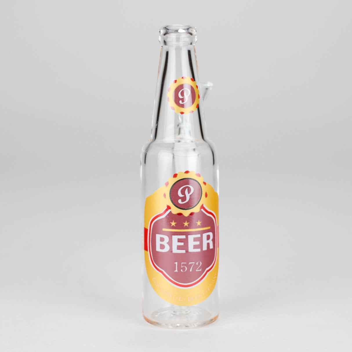 Canadian Distributor Glass Bong 6" Novelty Beer Bottle Glass Water Pipe 6" Beer Bottle Design Glass Bong