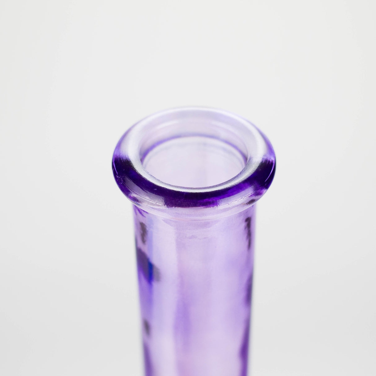 12" Coloured Soft Glass Water Bong with 3.5" Bowl Slide