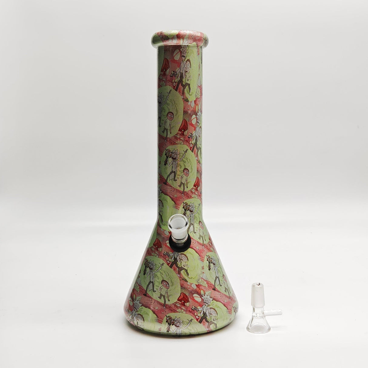 Super Supplys Inc Glass Bong 13" 7mm Hydrographic Glass Bong-Assorted Designs 13" 7mm Hydrographic Glass Bong-Assorted Designs