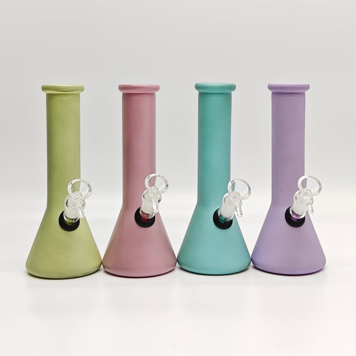 8.5" Macaron Thermal Colour-Change Beaker Bong