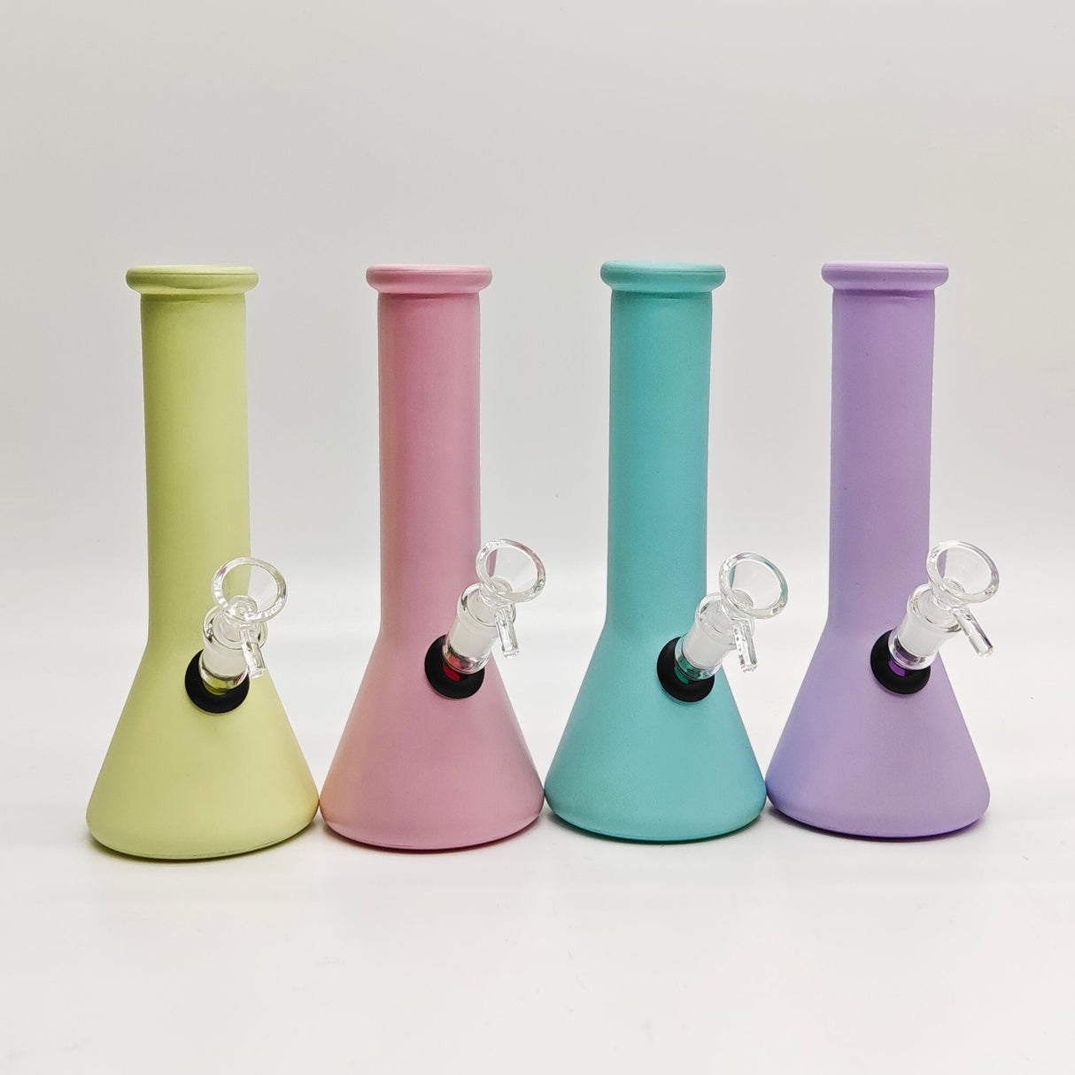 8.5" Macaron Thermal Colour-Change Beaker Bong