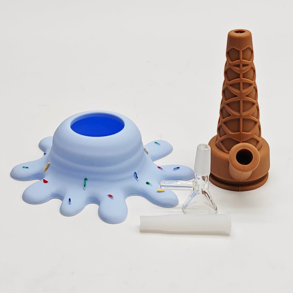 5.2" Ice Cream Silicone Water Pipe
