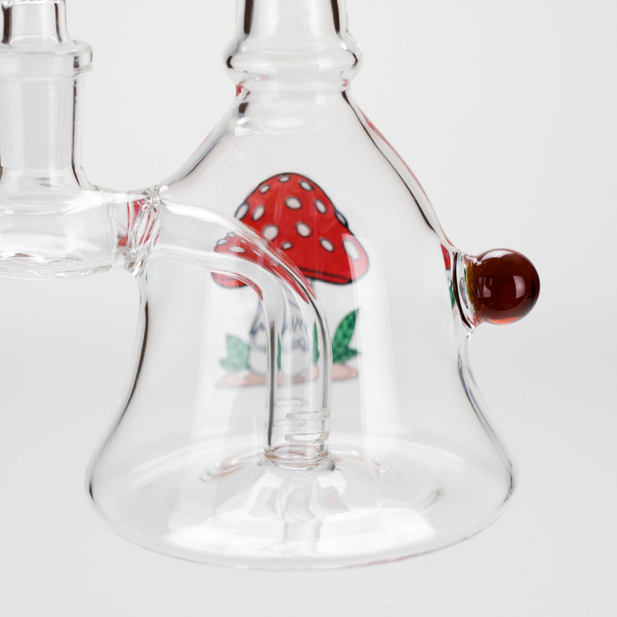 Canadian Distributor Glass Bong 6.5" Cartoon Print Mini Glass Bong with Fixed Diffuser 6.5" Cartoon Print Mini Glass Bong | Canada