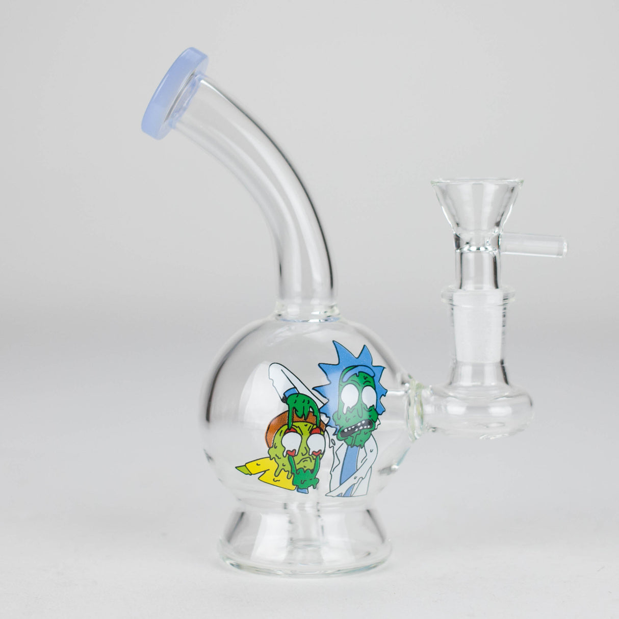 6.5" Cartoon-Themed Mini Bong with 14 mm Bowl