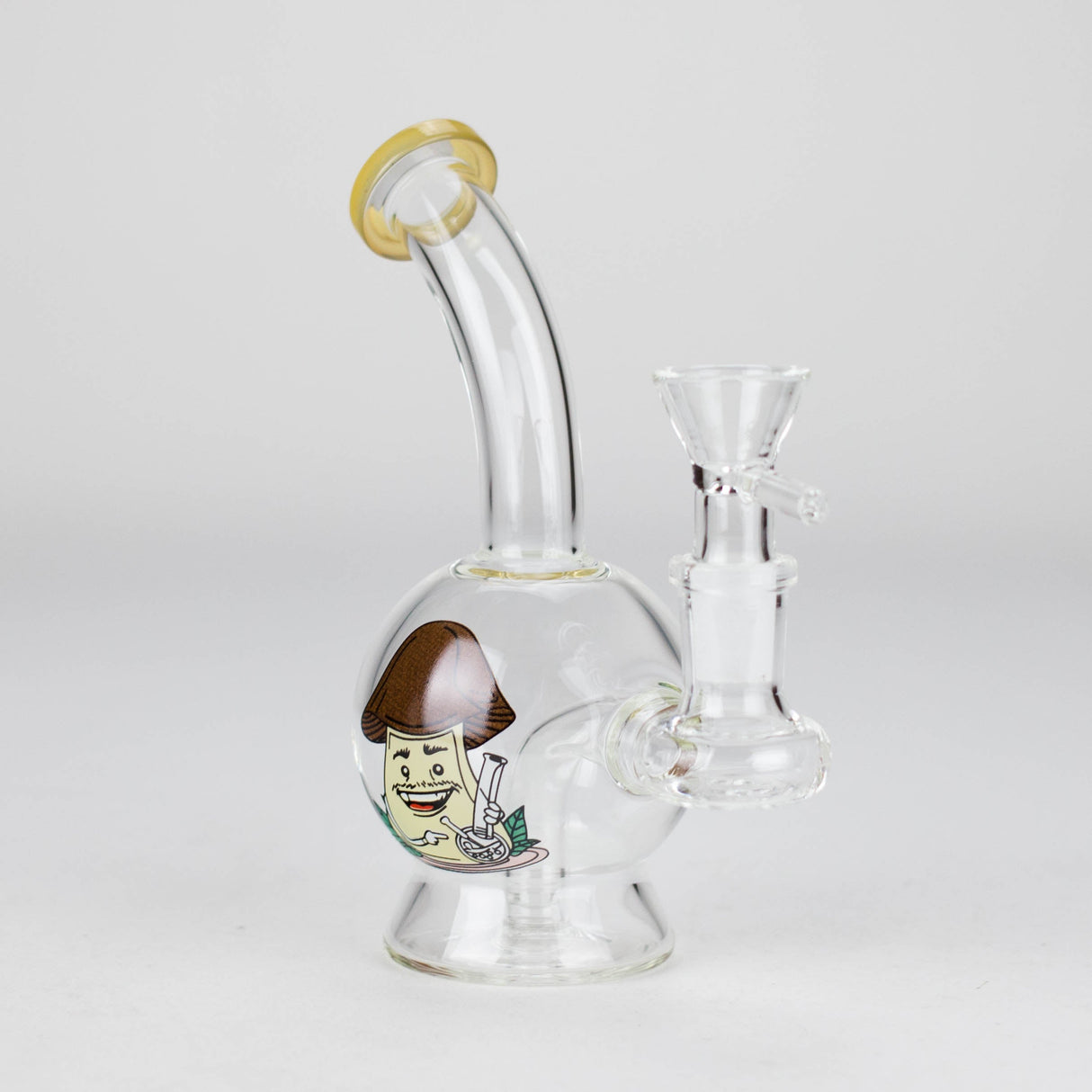 6.5" Cartoon-Themed Mini Bong with 14 mm Bowl