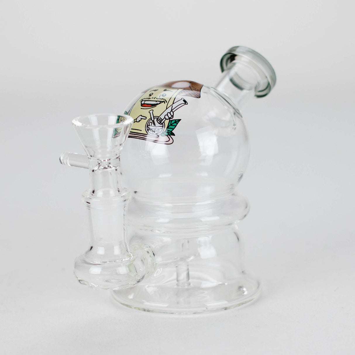 6.5" Cartoon-Themed Mini Bong with 14 mm Bowl