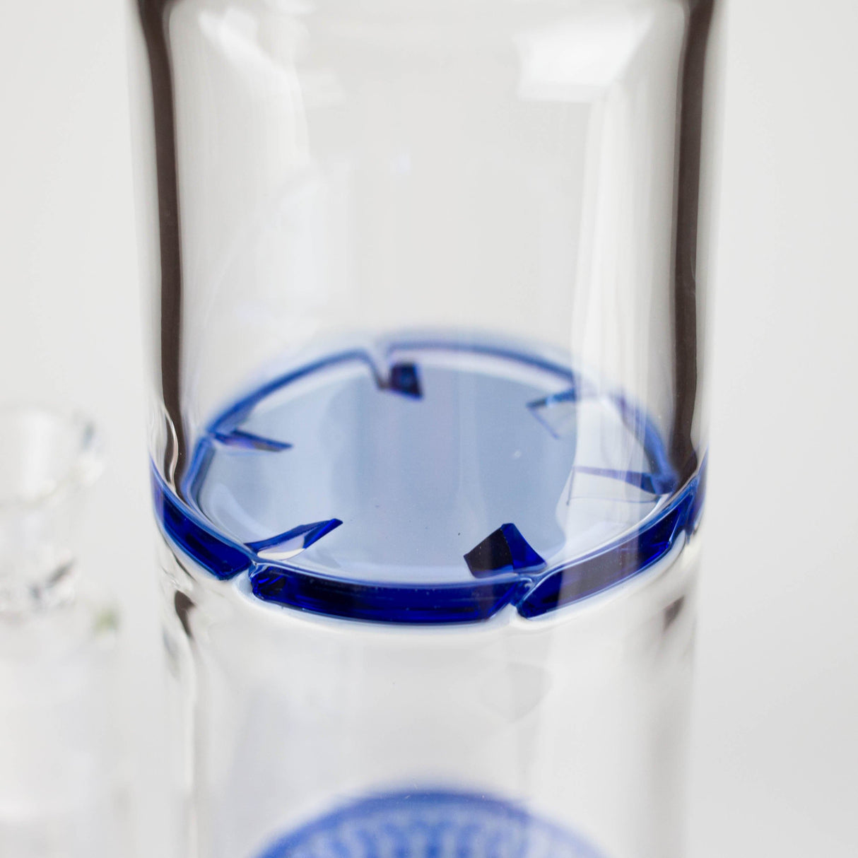 RMG WHOLESALE Glass Bong 17" Blue Honeycomb Cycler Glass Bong – 4 Honeycomb Diffusers 17" Blue Honeycomb Cycler Glass Bong – 4 Honeycomb Diffusers