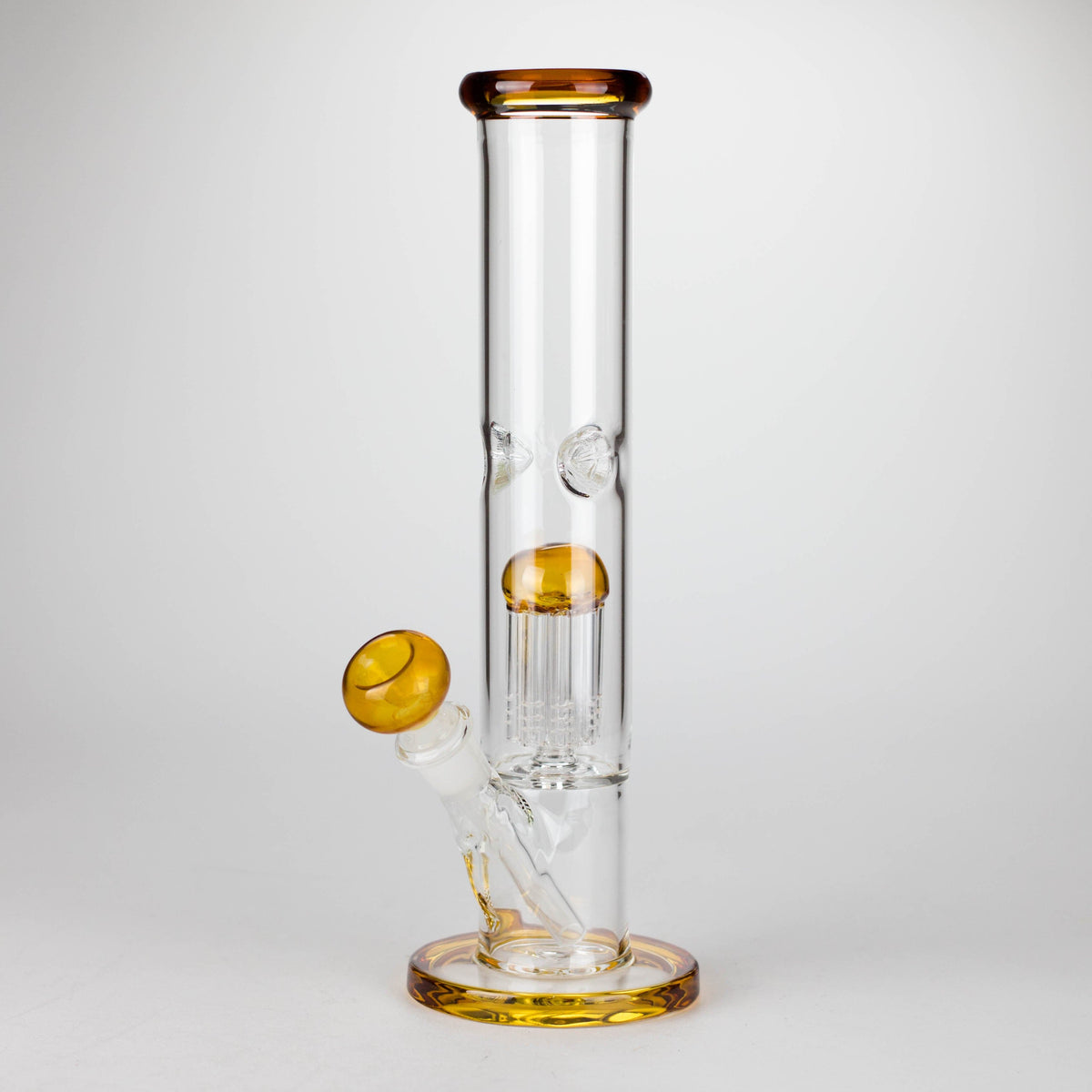 Bongzie Smokes Glass Bong 12" glass bong with tree arm percolator 12" glass bong with tree arm percolator