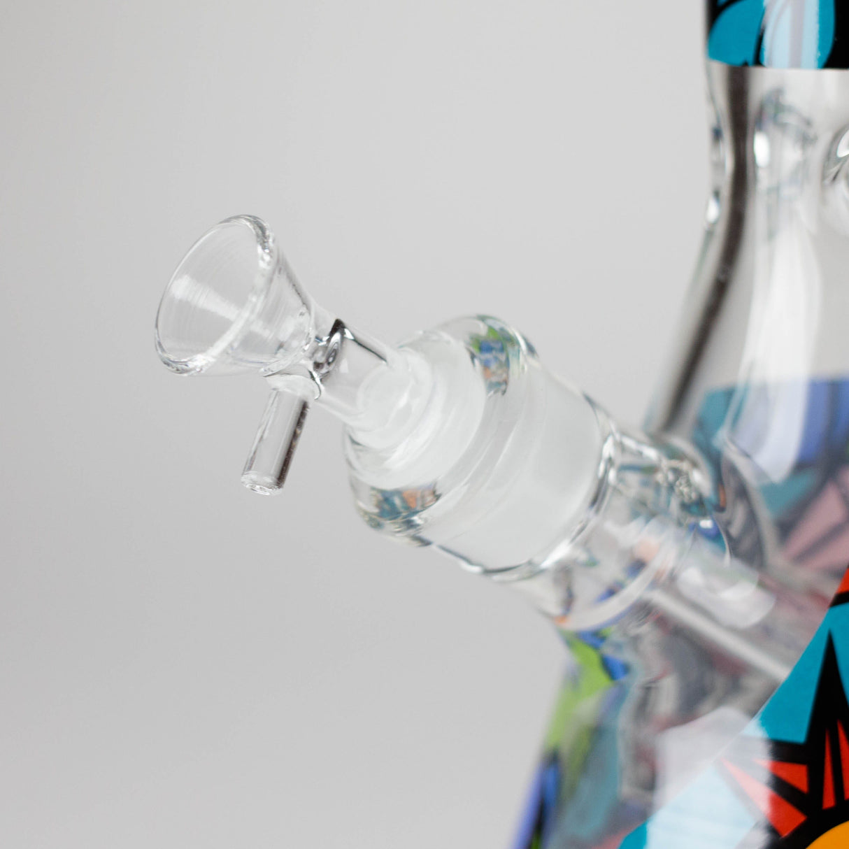 DY Glass Glass Bong 13.5" PsyClown Glass Bong – 7mm Thick Glass, Bold Psychedelic Clown Design 13.5" PsyClown Glass Bong – 7mm Thick Glass, Bold Psychedelic Clown Design