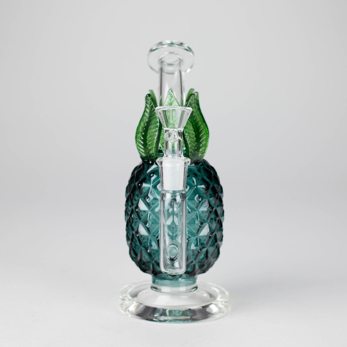DY Glass Glass Bong 7.5" PinePop Glass Bong – Pineapple Shaped, 5mm Thick Glass 7.5" PinePop Glass Bong – Pineapple Shaped, 5mm Thick Glass