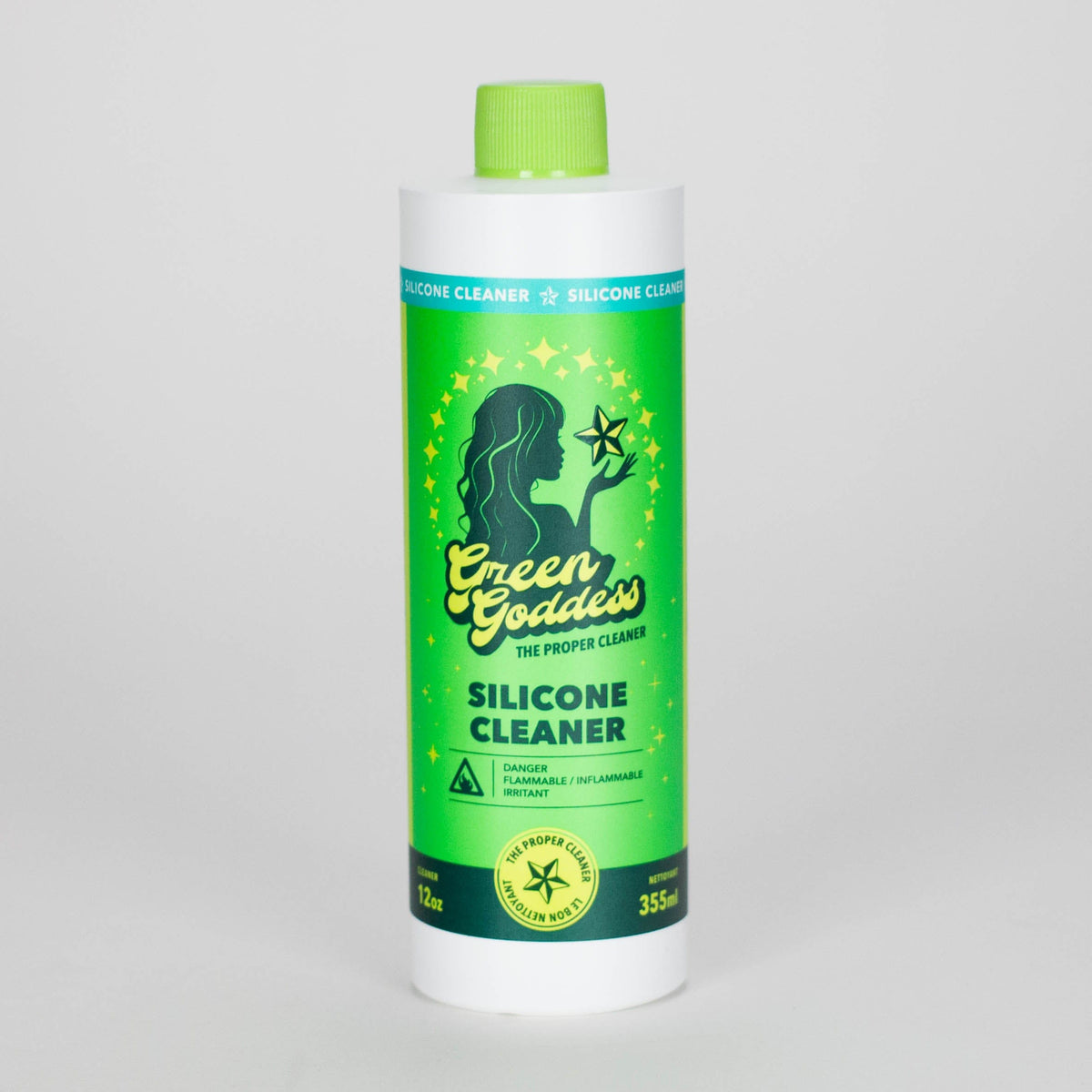 B Movin Distribution Cleaner Green Goddess Silicone Water Pipe Cleaner 12 oz Silicone Bong Cleaner - Green Goddess 355 ml