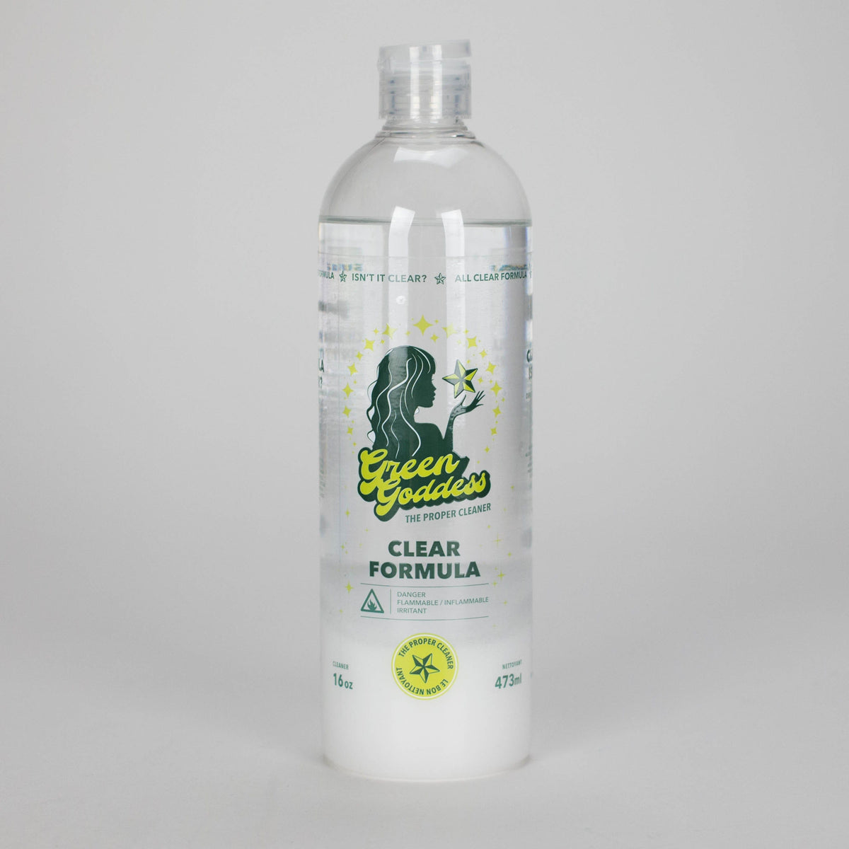 B Movin Distribution Cleaner Green Goddess All Clear Multi-Surface Bong Cleaner - 16 oz Green Goddess All Clear Cleaner - 473 ml Canada