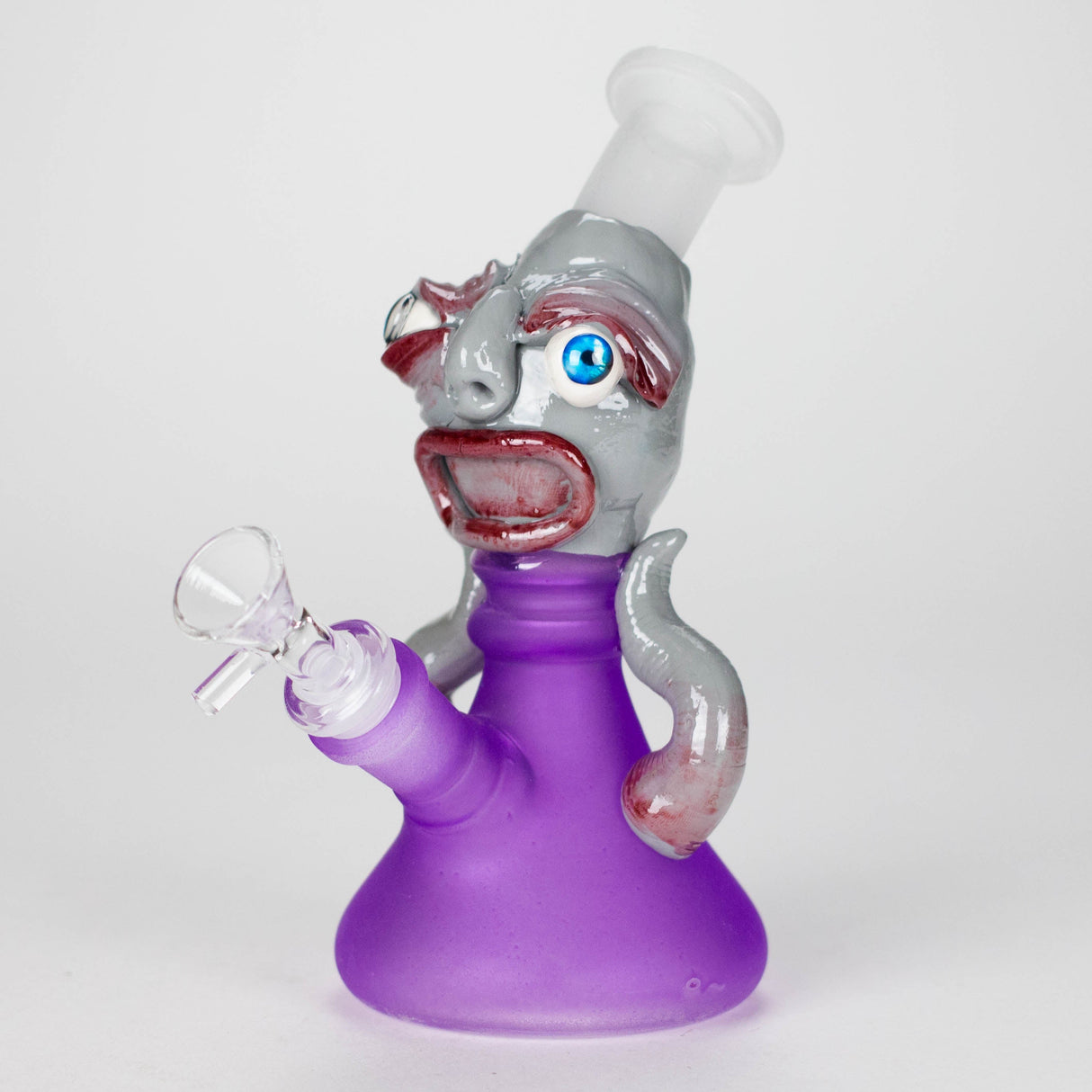 7.5" Sci-Fi Alien Glass Bong with 14 mm Bowl