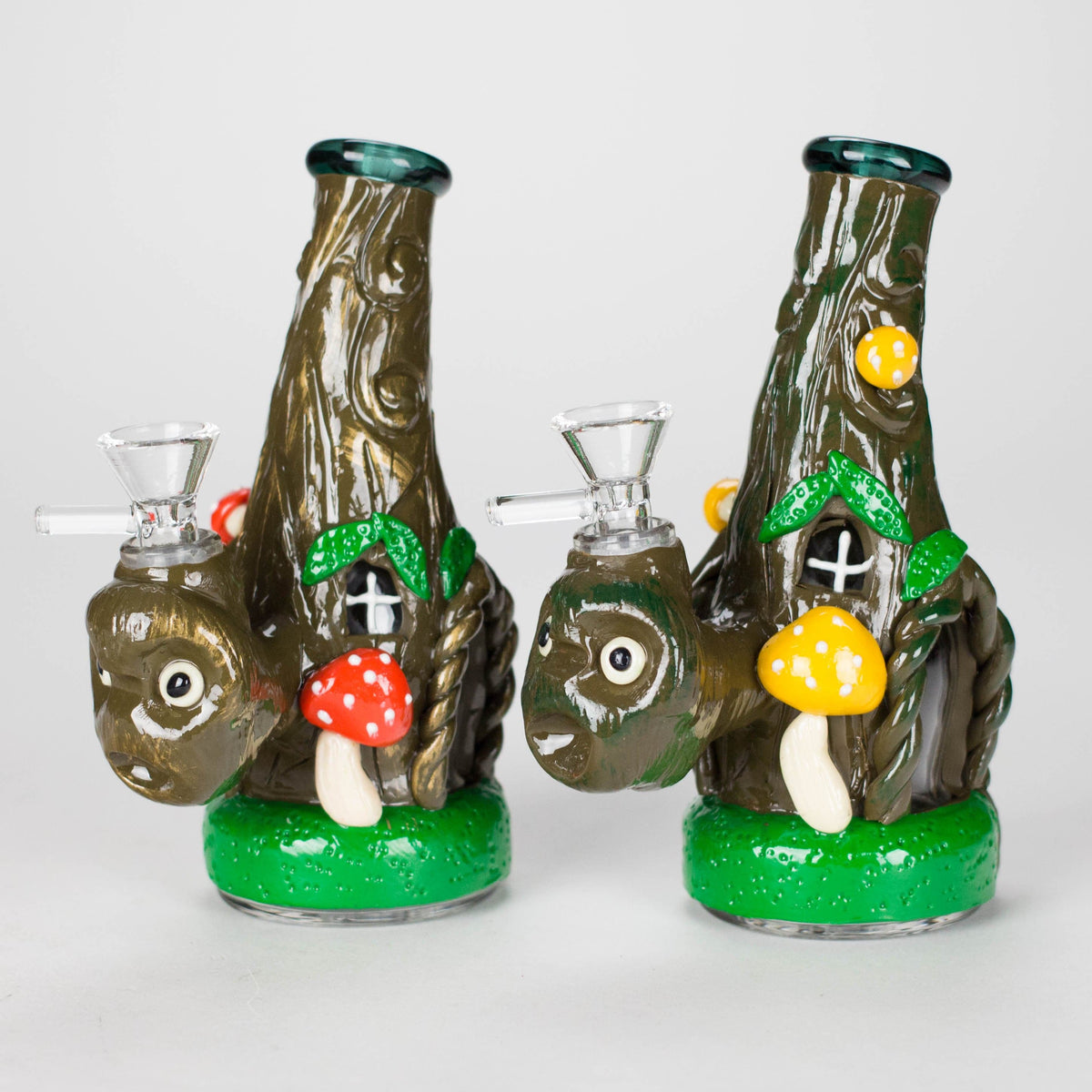 DY Glass Glass Bong 6.5" Shroomwood Glass Bong 6.5" Shroomwood Glass Bong