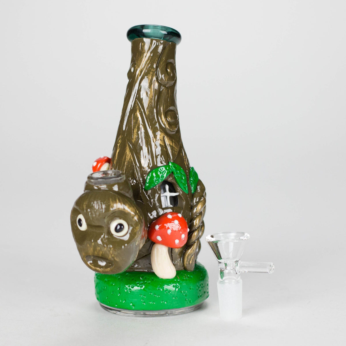 DY Glass Glass Bong 6.5" Shroomwood Glass Bong 6.5" Shroomwood Glass Bong