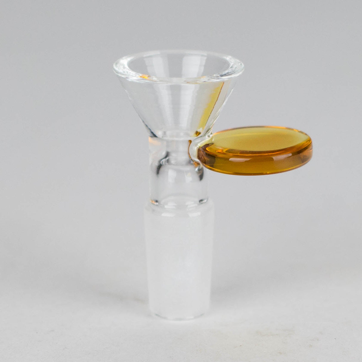Glass bowl with color round handle for 14 mm Pack of 3