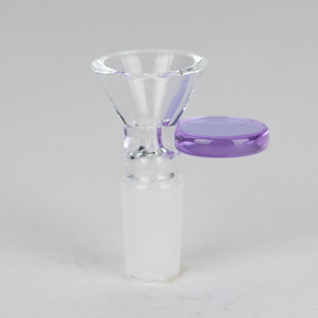Glass bowl with color round handle for 14 mm Pack of 3