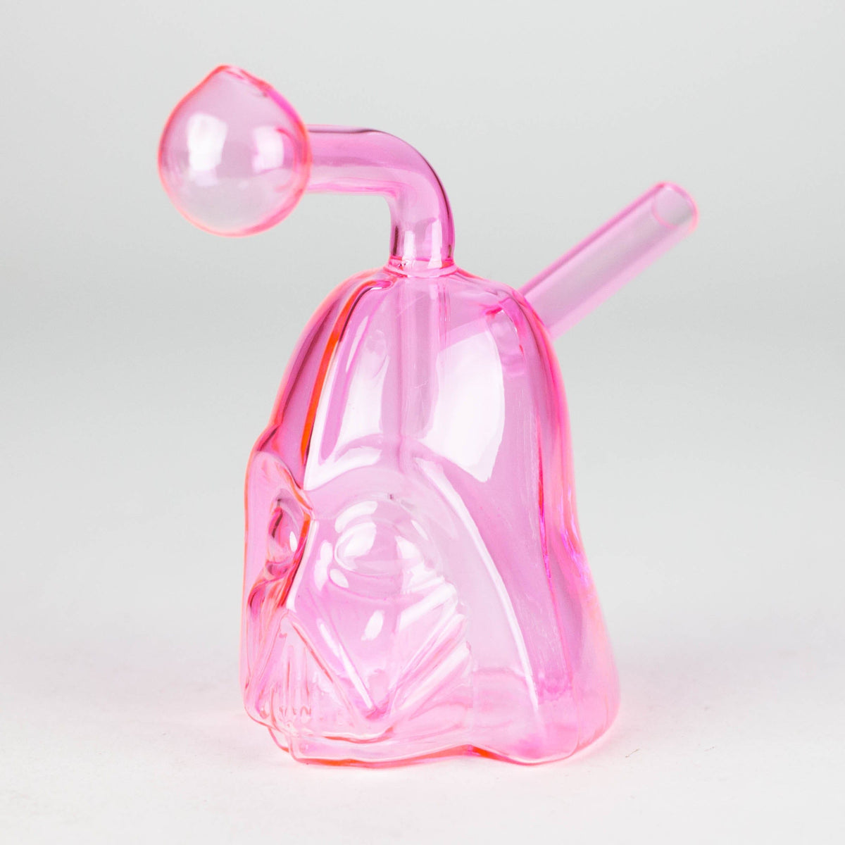 JJ Distribution Dab Rig Galactic Glow Oil Burner Pipe - 5-Inch Helmet Design Galactic Glow Oil Burner Pipe - 5-Inch Helmet Design