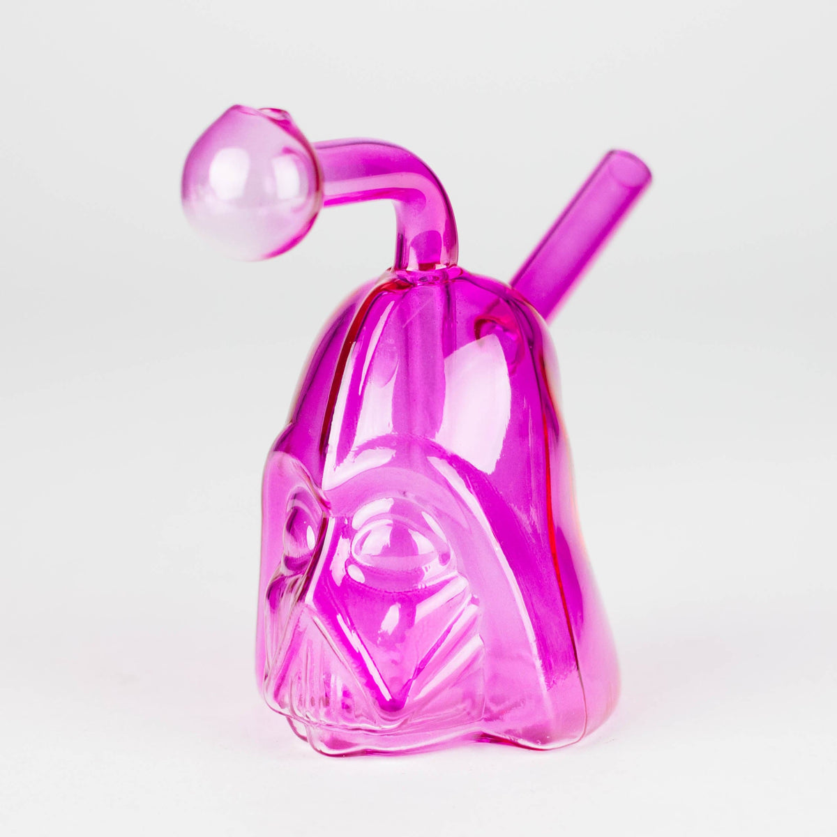 JJ Distribution Dab Rig Galactic Glow Oil Burner Pipe - 5-Inch Helmet Design Galactic Glow Oil Burner Pipe - 5-Inch Helmet Design