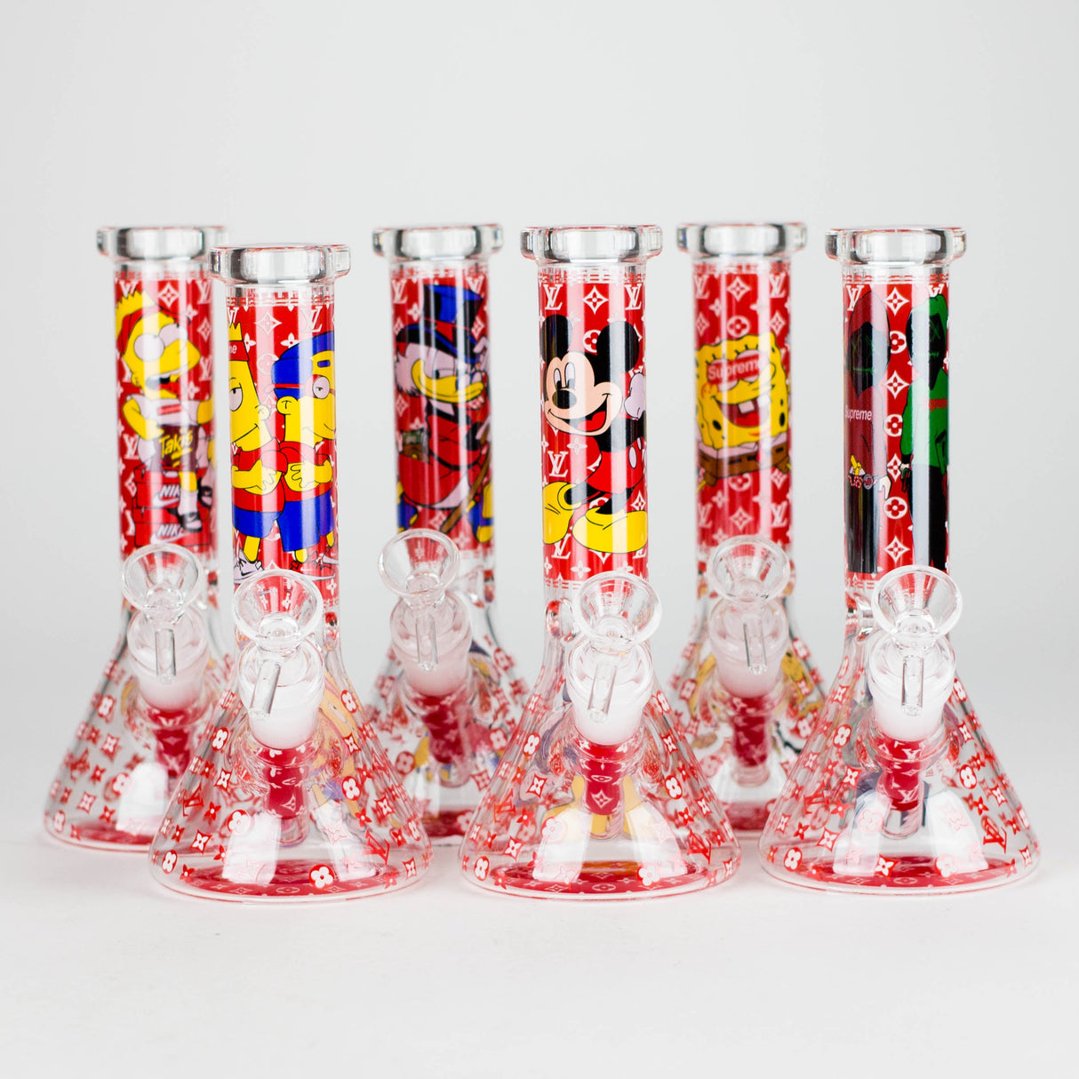 Mini bang 7,5" fleur phosphorescente