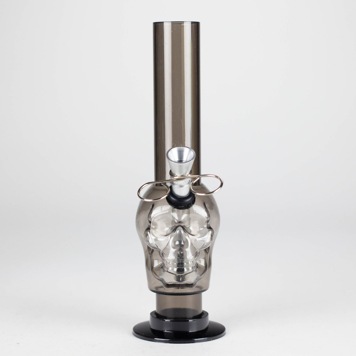8" Skull Shape Detachable Base Acrylic Water Pipe