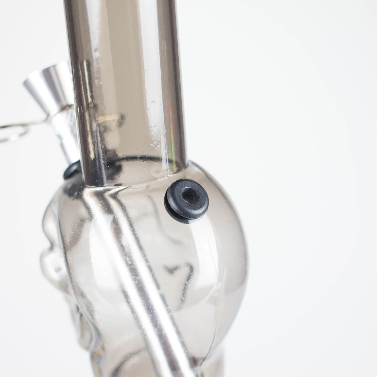8" Skull Shape Detachable Base Acrylic Water Pipe