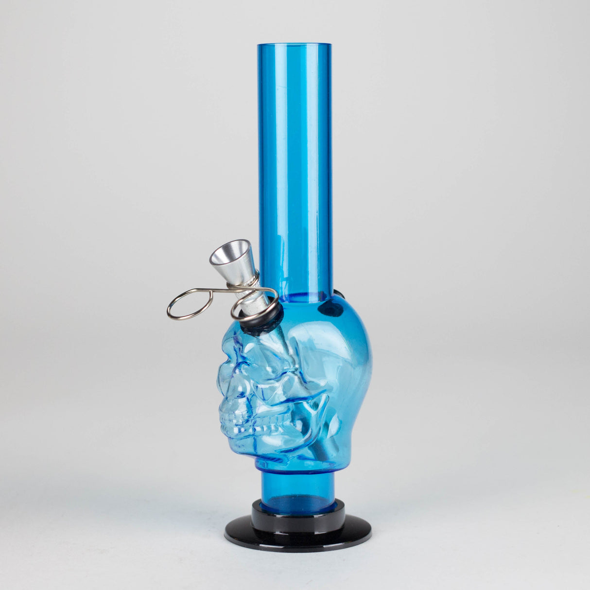 8" Skull Shape Detachable Base Acrylic Water Pipe
