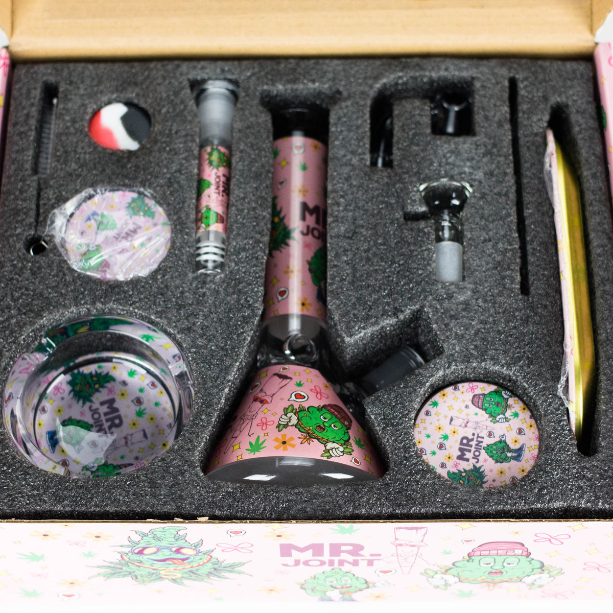 777 Smoke Glass Bong 10-in-1 Smoke Set with 8-Inch Glass Bong 10-in-1 Smoke Set with 8" Glass Bong