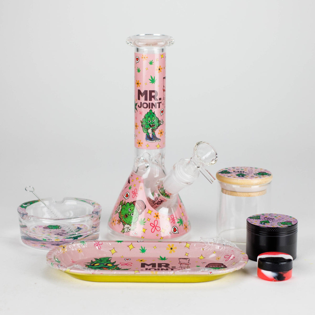 777 Smoke Glass Bong 10-in-1 Smoke Set with 8-Inch Glass Bong 10-in-1 Smoke Set with 8" Glass Bong